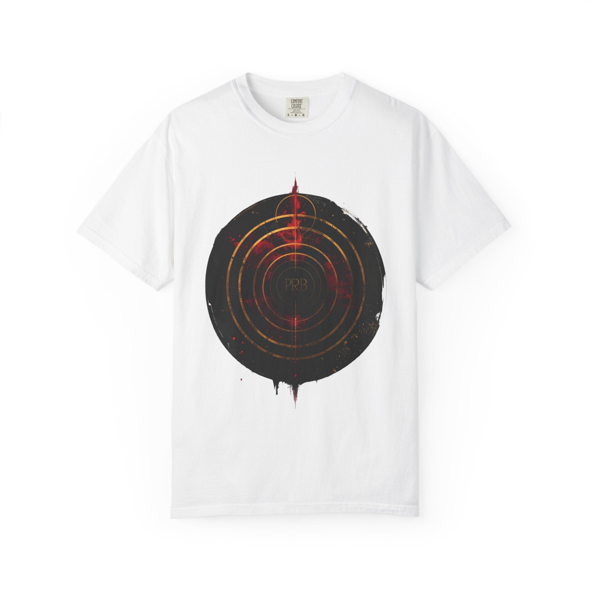 PRB Target Bullseye T-Shirt — Retro Circular Target Graphic Tee by Printify
