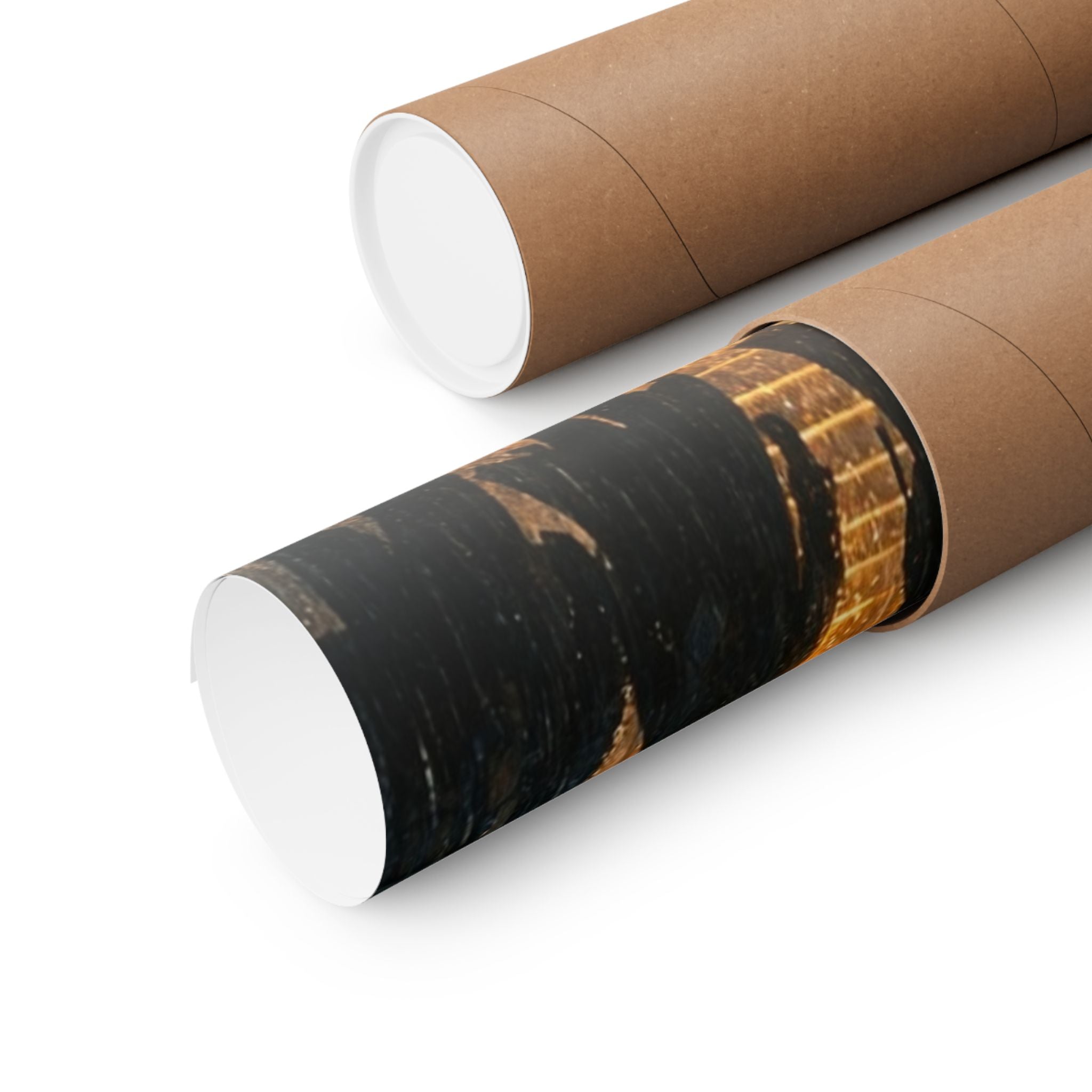 Power Runs Black PRB The Starbound Seven Matte Vertical Posters by Printify