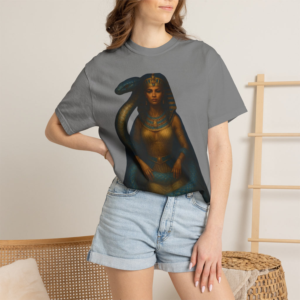 PRB Egyptian Goddess with Snake T-Shirt | Pharaoh Serpent Art Tee by Printify