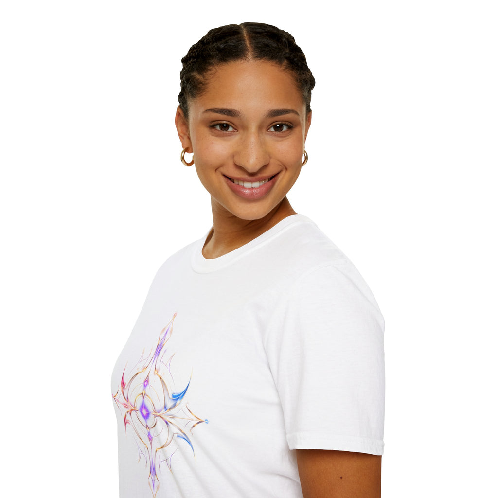 Power Runs Black PRB Pretty Rich Bitch The Collection Mystic Mandala Tee — Subtle Pastel Spiritual Graphic T-Shirt by Printify