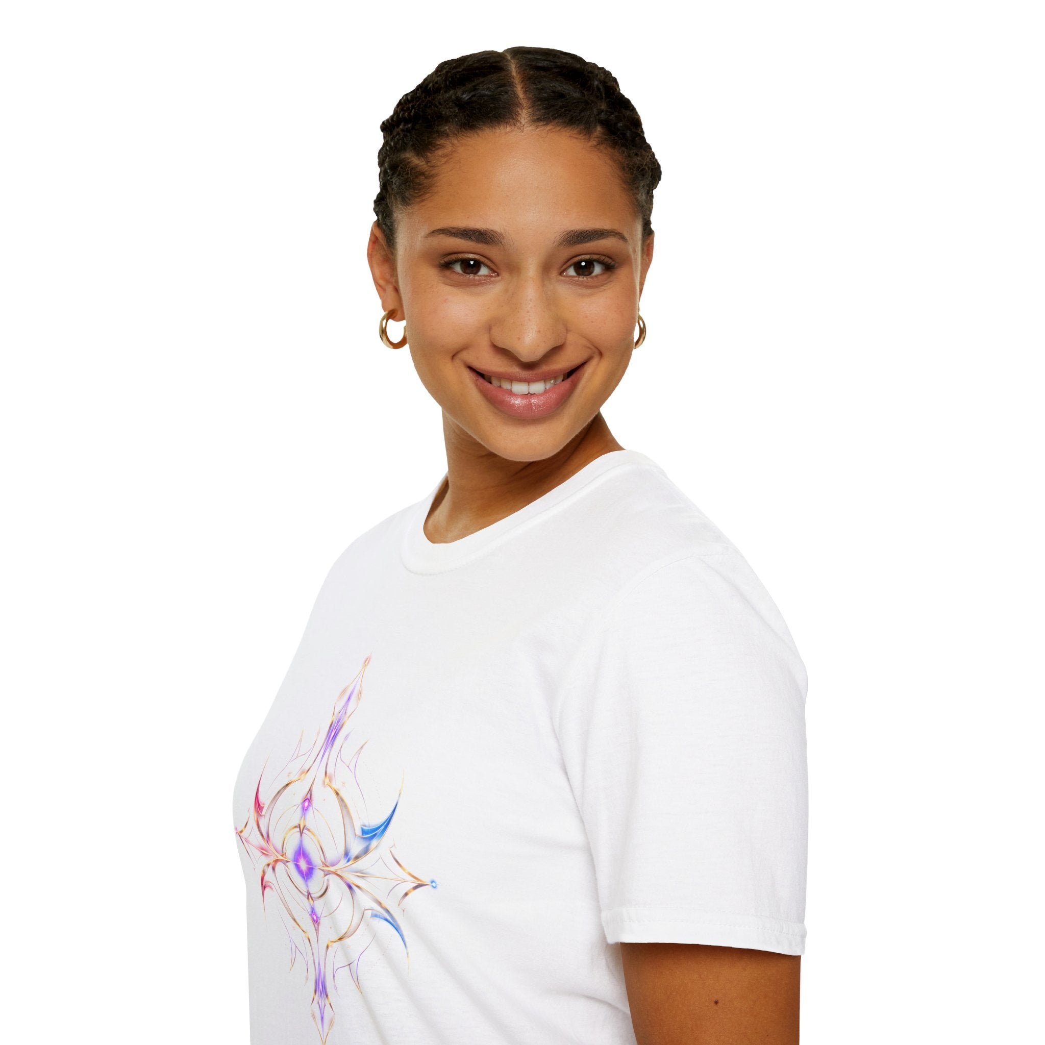 Power Runs Black PRB Pretty Rich Bitch The Collection Mystic Mandala Tee — Subtle Pastel Spiritual Graphic T-Shirt by Printify