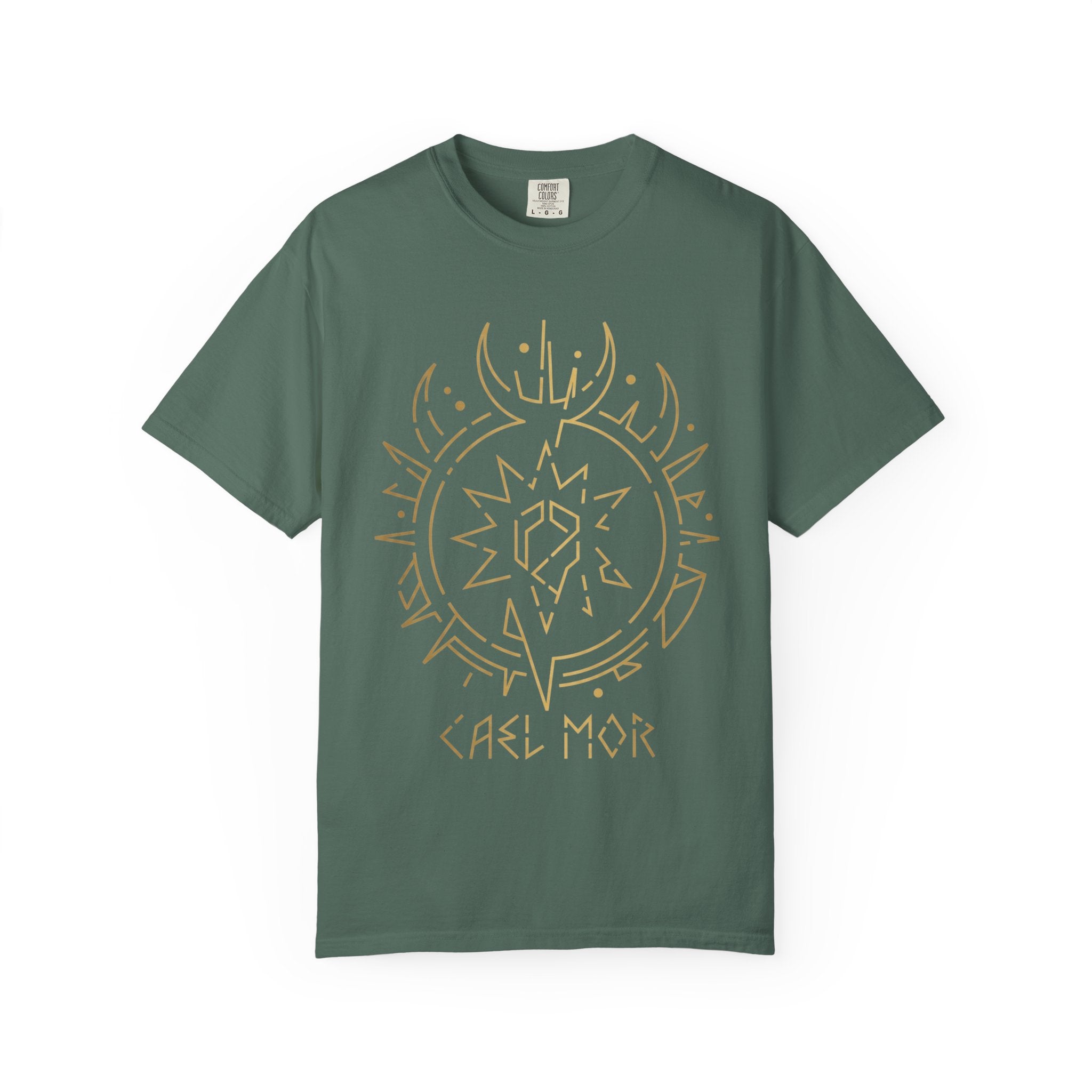 Power Runs Black PRB Cael Mór Symbol T-Shirt — ‘Nothing Connects’ Minimal Graphic Tee by Power Runs Black