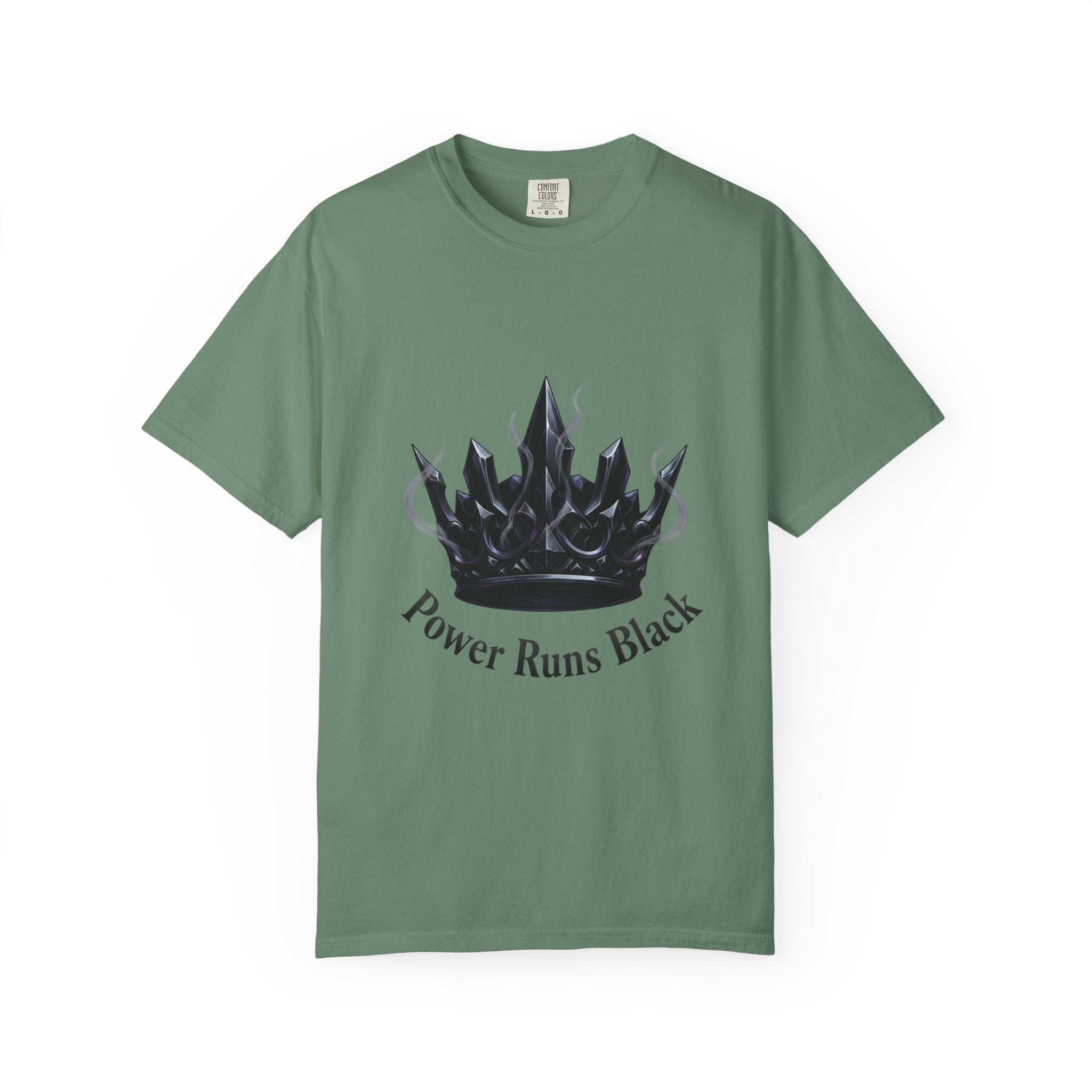 PRB Power Runs Black Crown Graphic T-Shirt by Power Runs Black