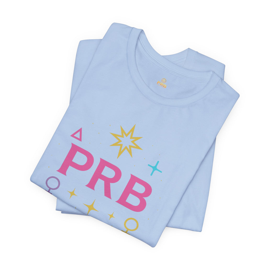 Pretty Rich Bitch The Collection by PRB Floral Lotus T‑Shirt — Colorful Spiritual Symbol Tee by Power Runs Black