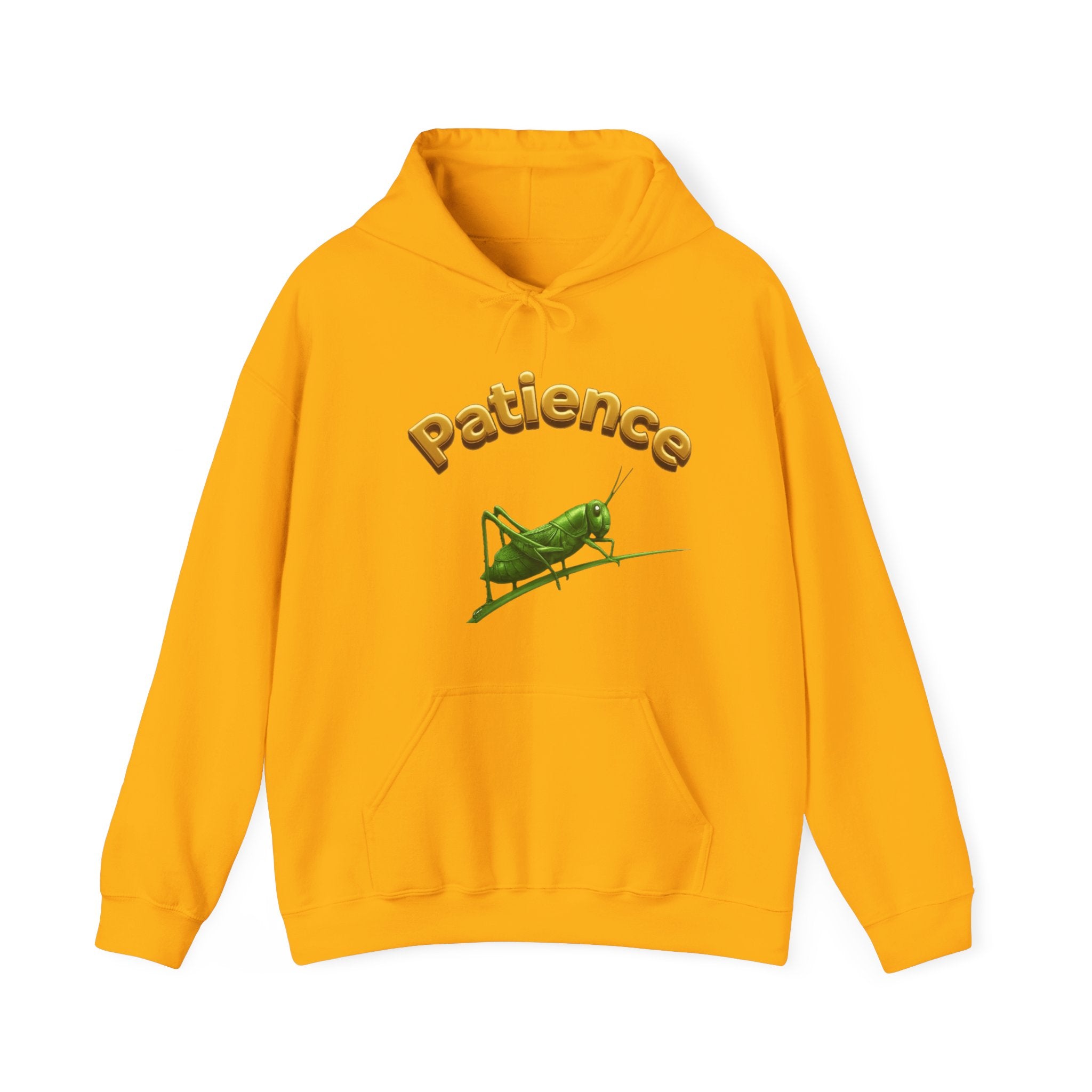 Power Runs Black PRB Patience Grasshopper Hoodie | Grasshopper Illustration, Word Art by Power Runs Black