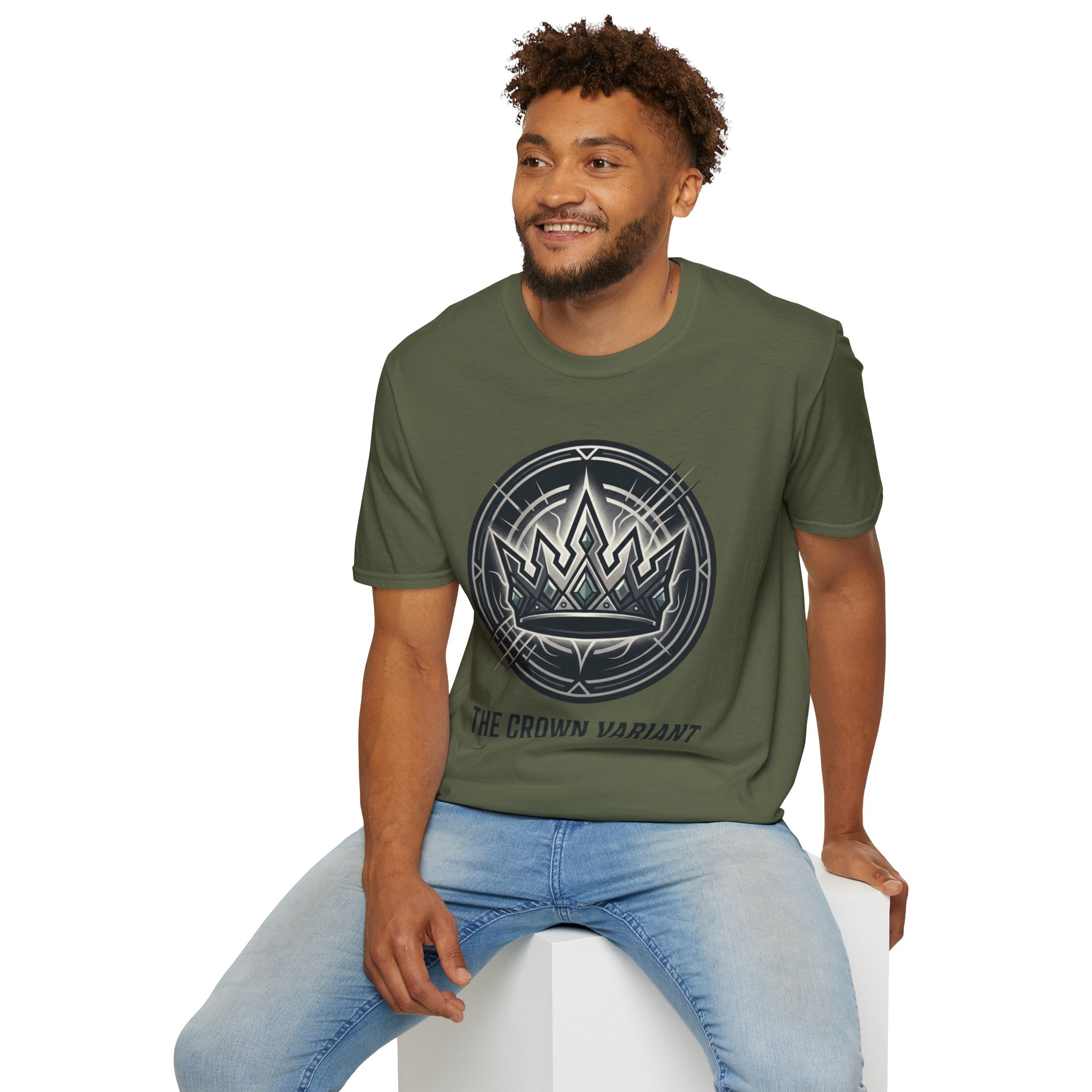 Power Runs Black PRB Crown Variant Graphic T-Shirt — The Crown Variant Emblem by Power Runs Black