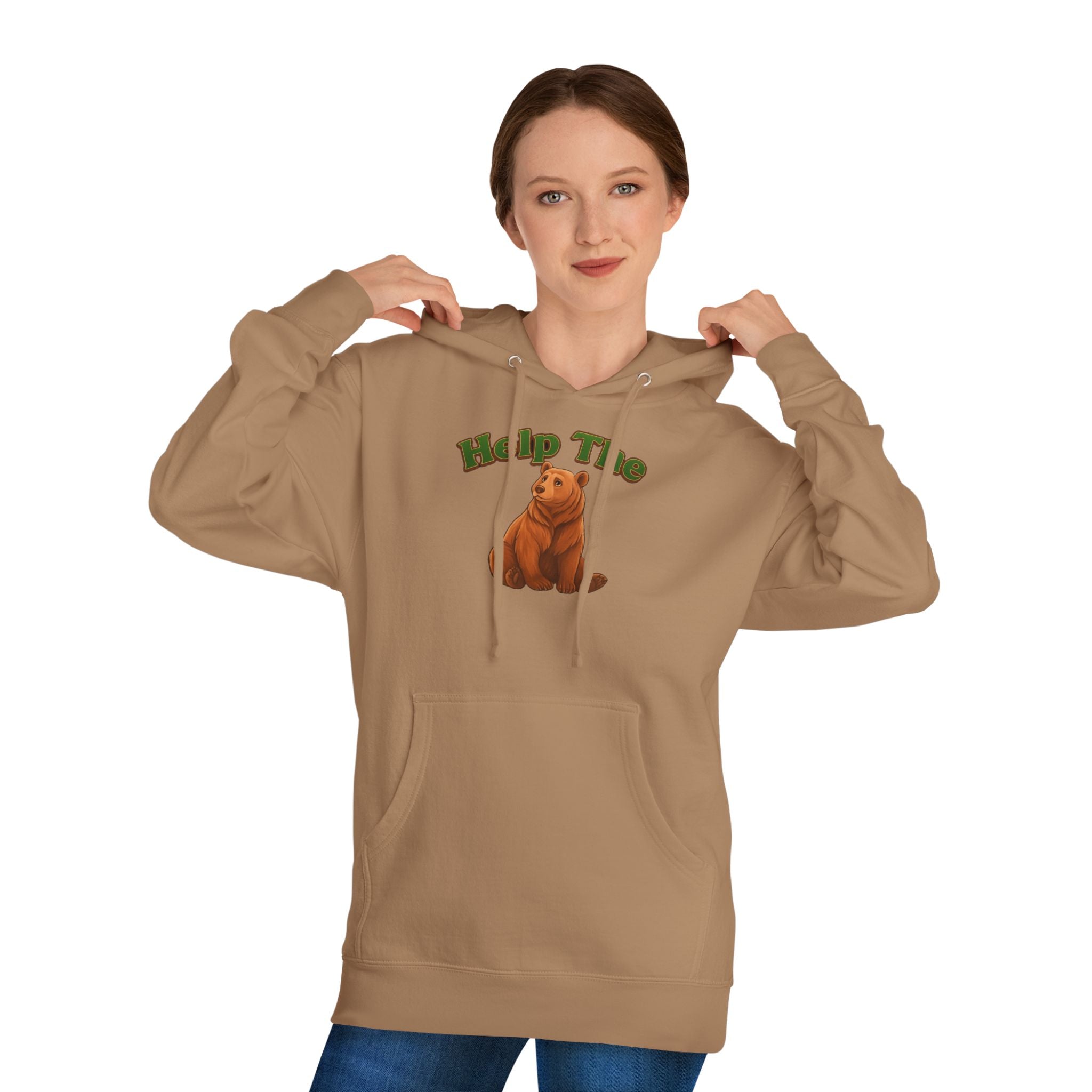 PRB "Don't Help Me Help The Bear" Graphic Hoodie by Power Runs Black
