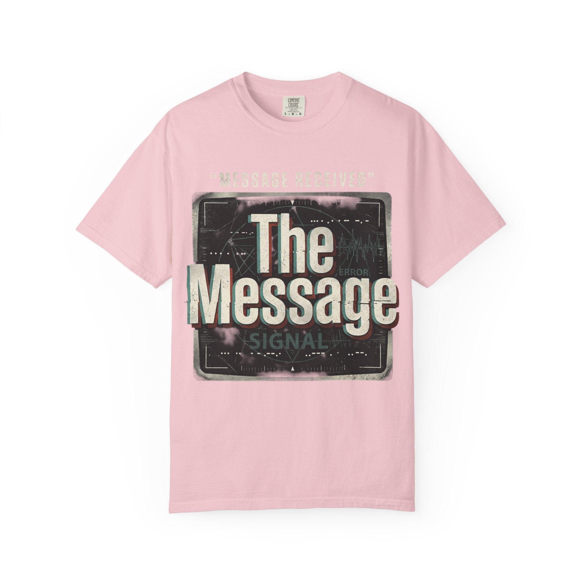 Power Runs Black PRB The Message Signal T-Shirt — Retro Graphic Tee with 'Message Received' Design by Power Runs Black