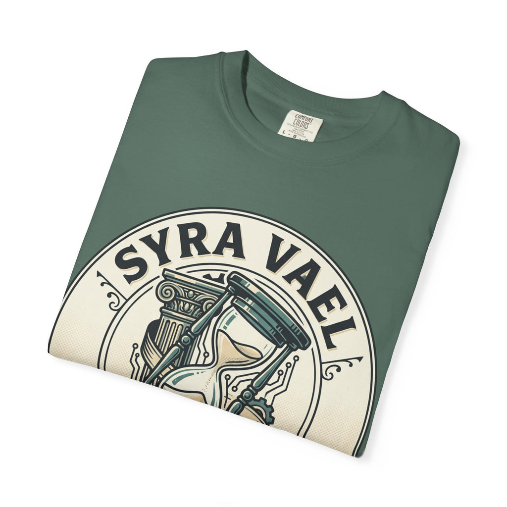 Power Runs Black PRB Syra Vael Hourglass Emblem T-Shirt by Printify