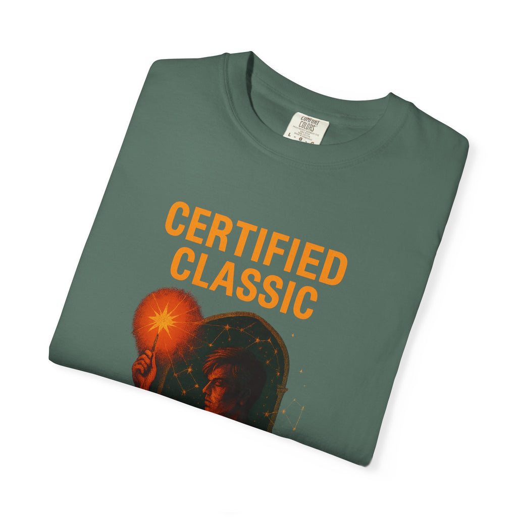 PRB Certified Classic head silhouette holding light bulb T-shirt | vintage inspired graphic tee by Power Runs Black