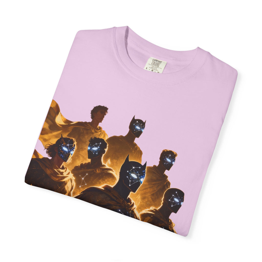 PRB Cosmic Heroes Graphic Tee (Golden Cloaks & Starry Faces) by Power Runs Black