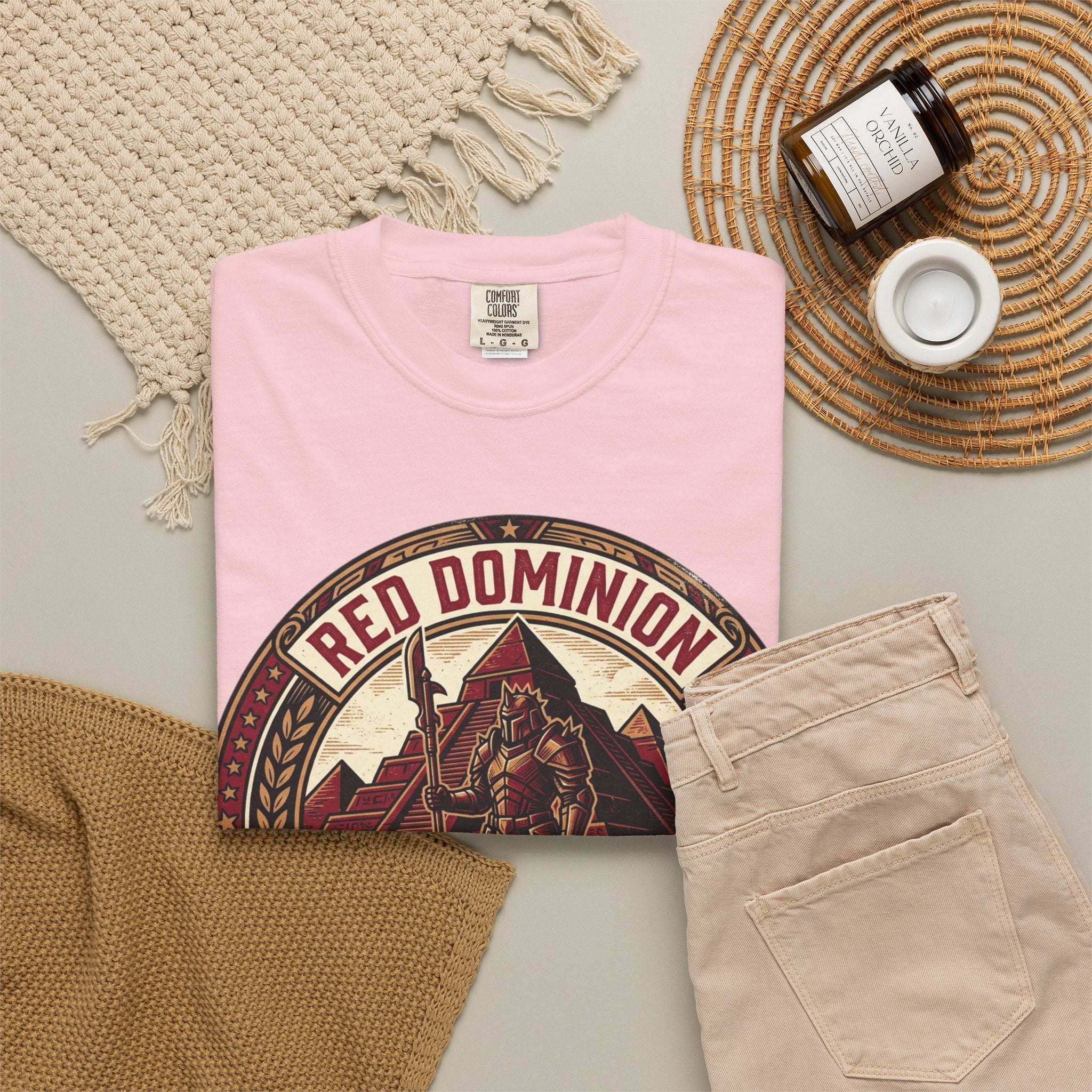 Power Runs Black PRB Red Dominion 'Right Side' Graphic T-Shirt by Power Runs Black