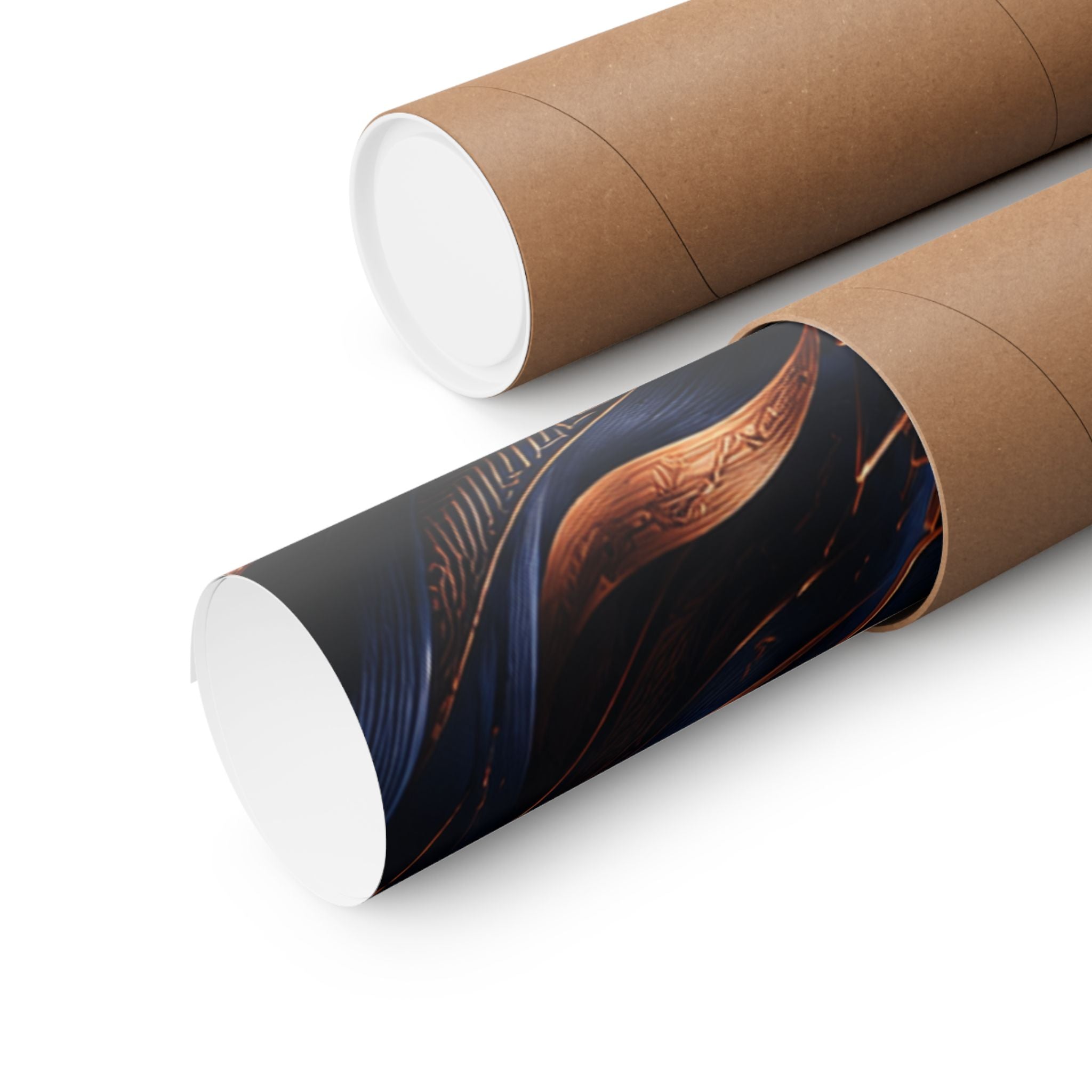 Power Runs Black Matte Poster — Afrocentric Inspirational Wall Art by Power Runs Black