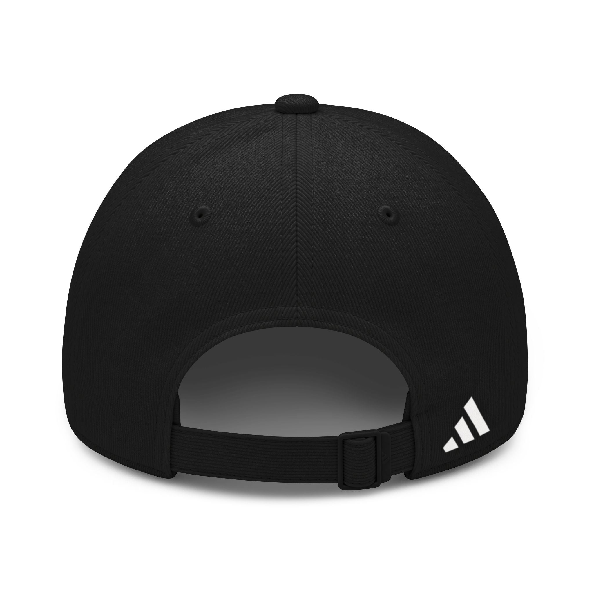 Power Runs Black Purple Mandala Soccer Adidas Cap — Minimal Streetwear Dad Hat by Power Runs Black