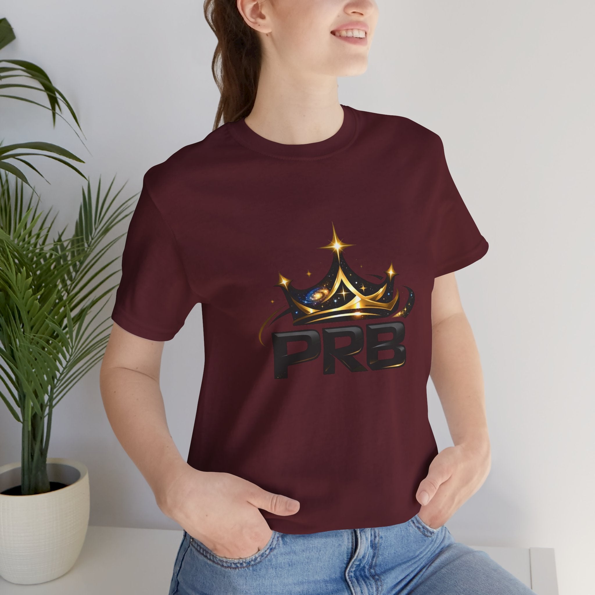 PRB Crown Tee — Graphic Logo T-Shirt by Power Runs Black