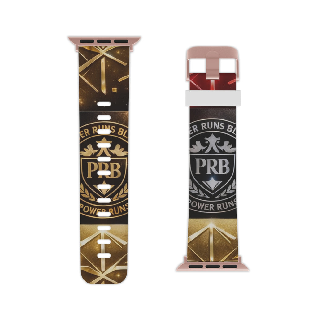 Power Runs Black PRB Band — Decorative Apple Watch Band by Power Runs Black