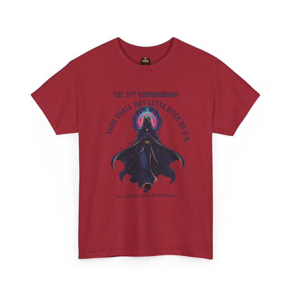 PRB Witchy Raven Graphic Tee — "Thou Shall Not Letta Bitch Do U N" by Printify