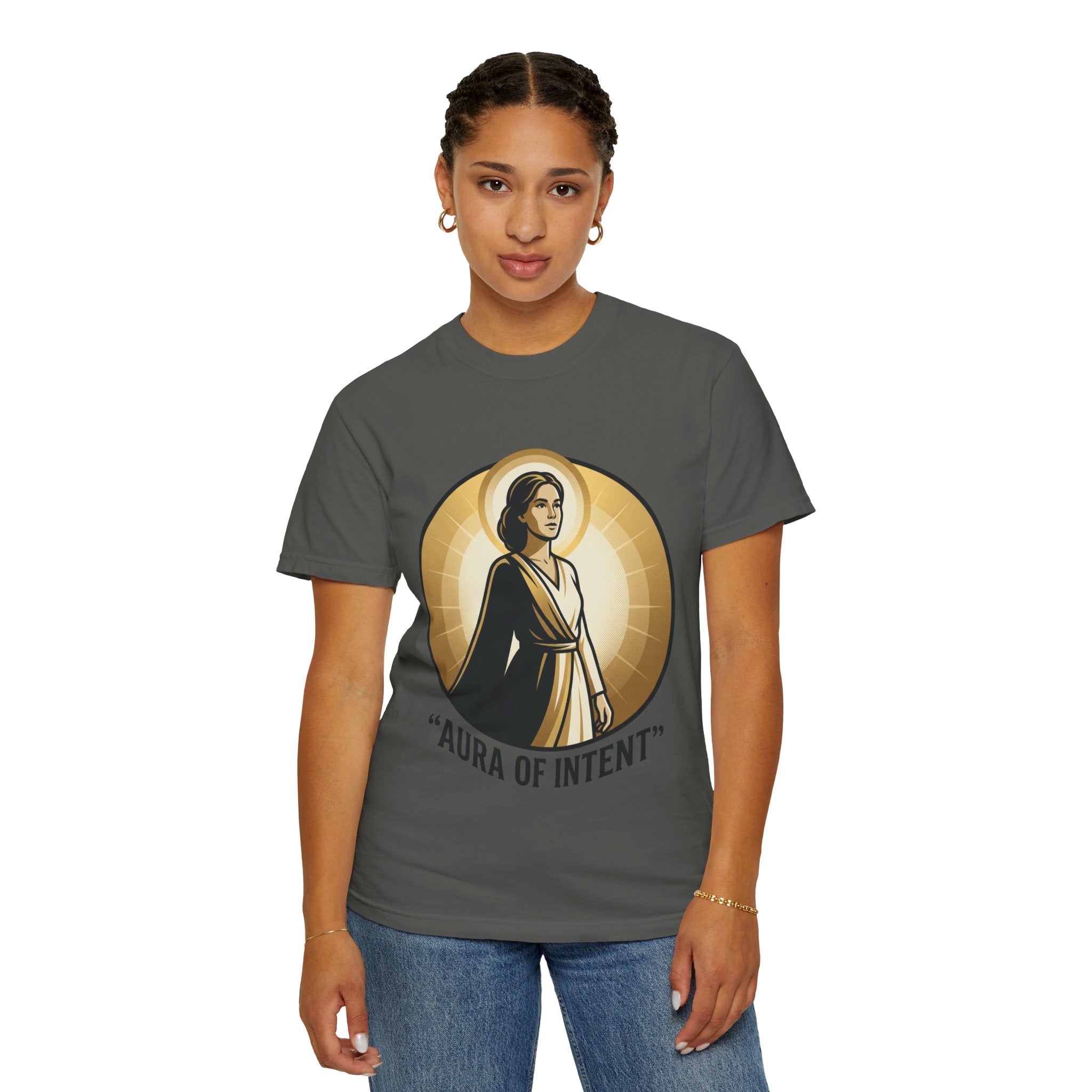 Power Runs Black Aura of Intent T-Shirt by Power Runs Black