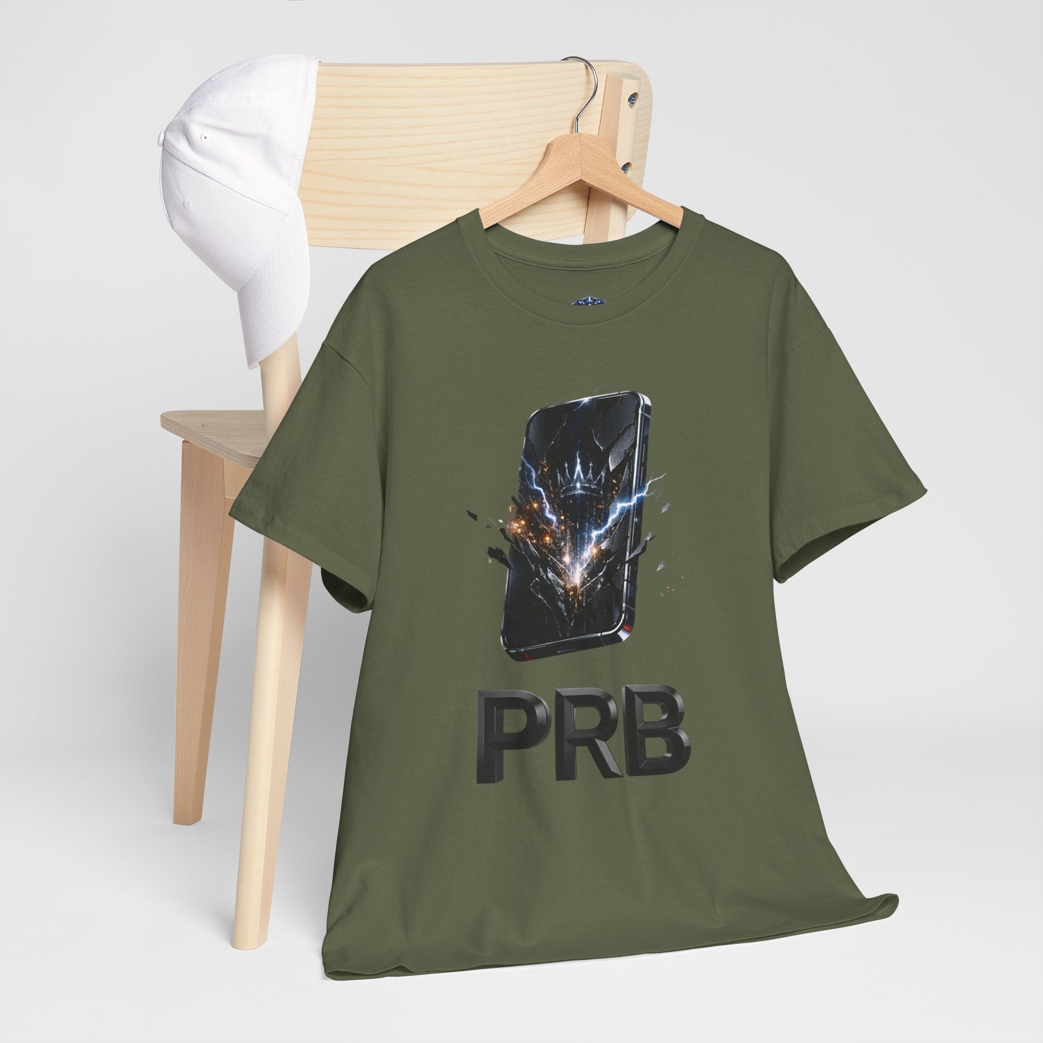 PRB Phone Smash Graphic Tee by Printify