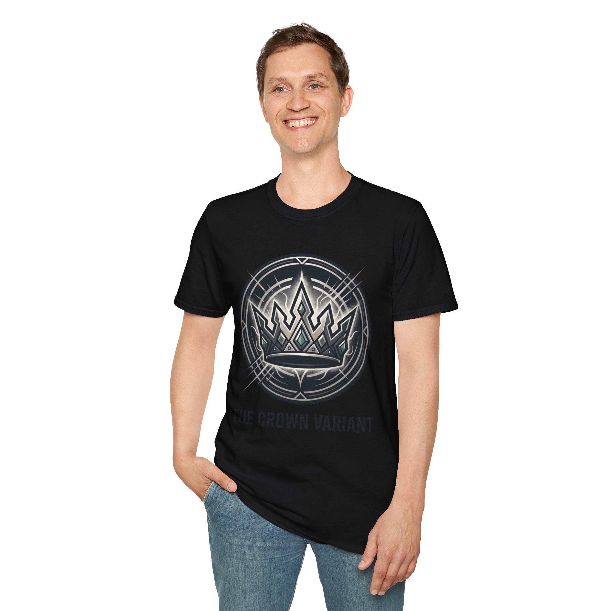 Power Runs Black PRB Crown Variant Graphic T-Shirt — The Crown Variant Emblem by Power Runs Black
