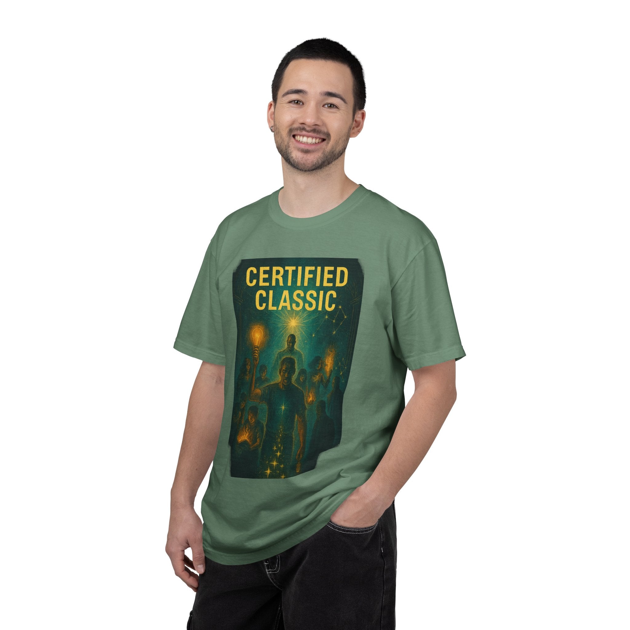 PRB Certified Classic T-Shirt — Vintage Lanterns Graphic Tee by Power Runs Black