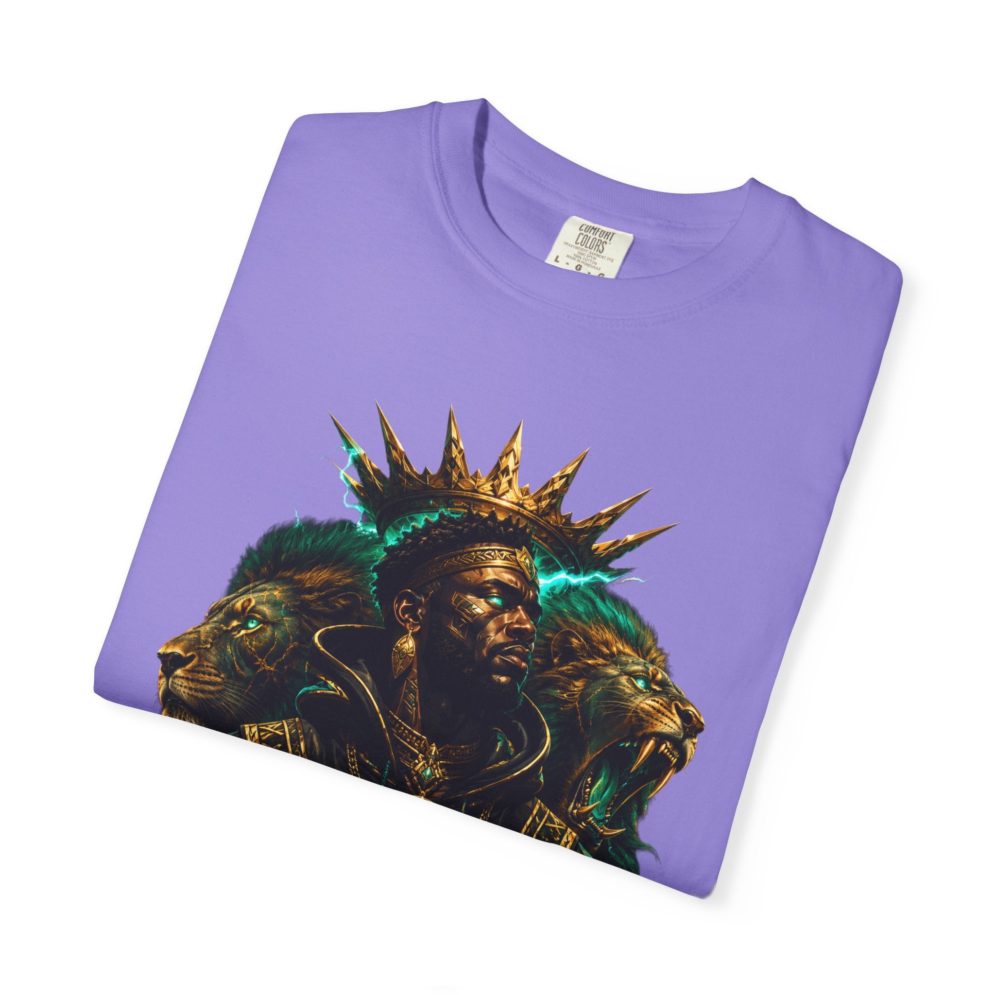Power Runs Black PRB Green Angel Graphics Tee by Power Runs Black