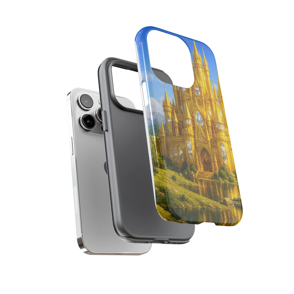 PRB Golden Castle iPhone Case | Fantasy Palace Phone Case by Power Runs Black