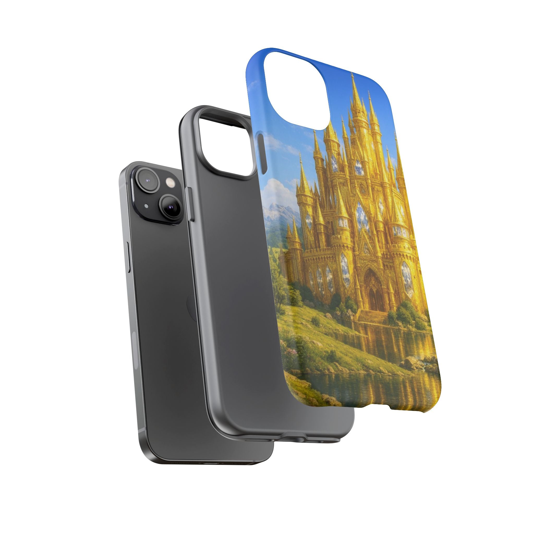 PRB Golden Castle iPhone Case | Fantasy Palace Phone Case by Printify