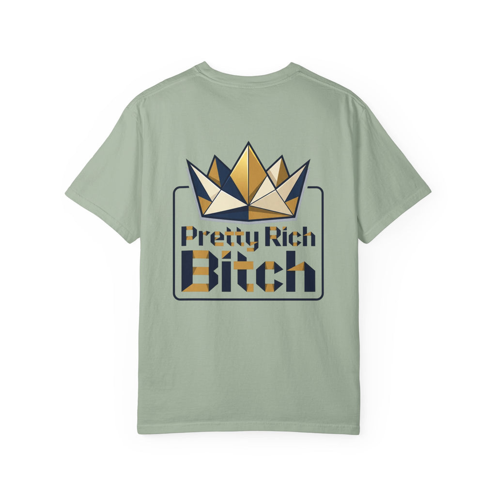 Pretty Rich Bitch The Collection by PRB T-Shirt — Afro Woman Graphic Tee by Power Runs Black