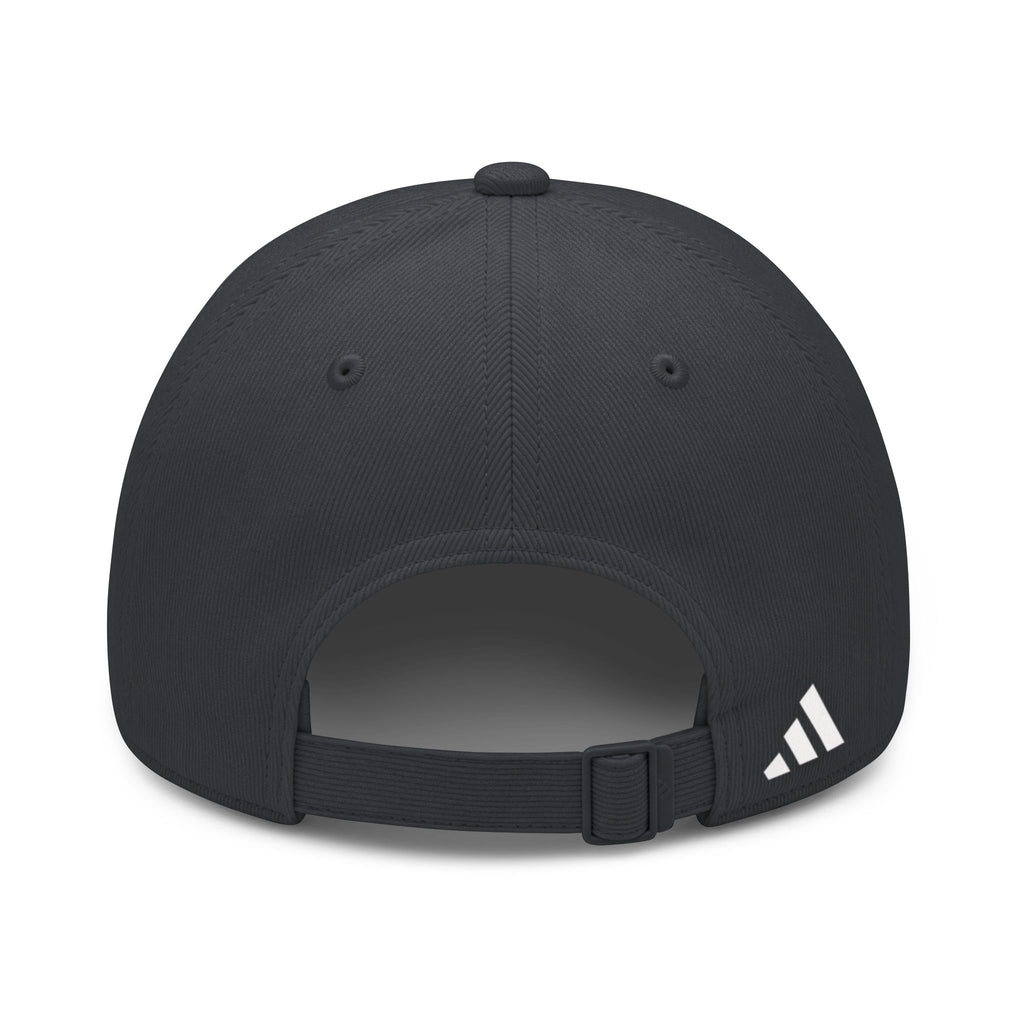 Power Runs Black Purple Mandala Soccer Adidas Cap — Minimal Streetwear Dad Hat by Power Runs Black