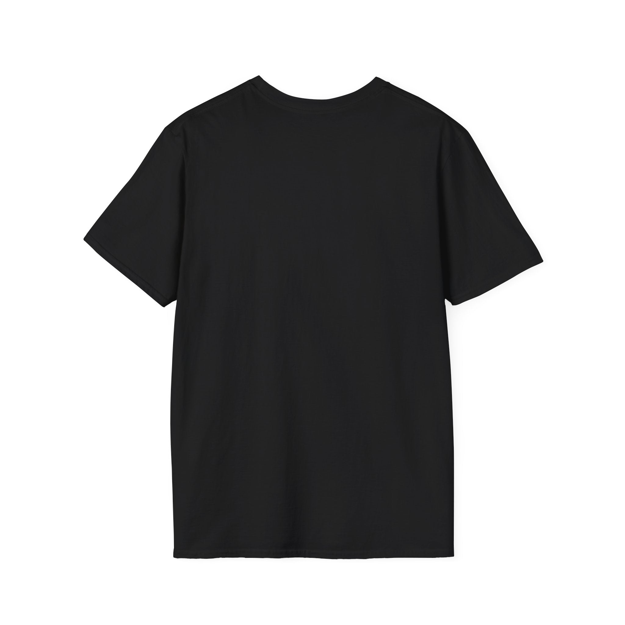 Power Runs Black PRB Geometric Gold Hexagon T-Shirt — Modern Maze Logo Tee by Printify