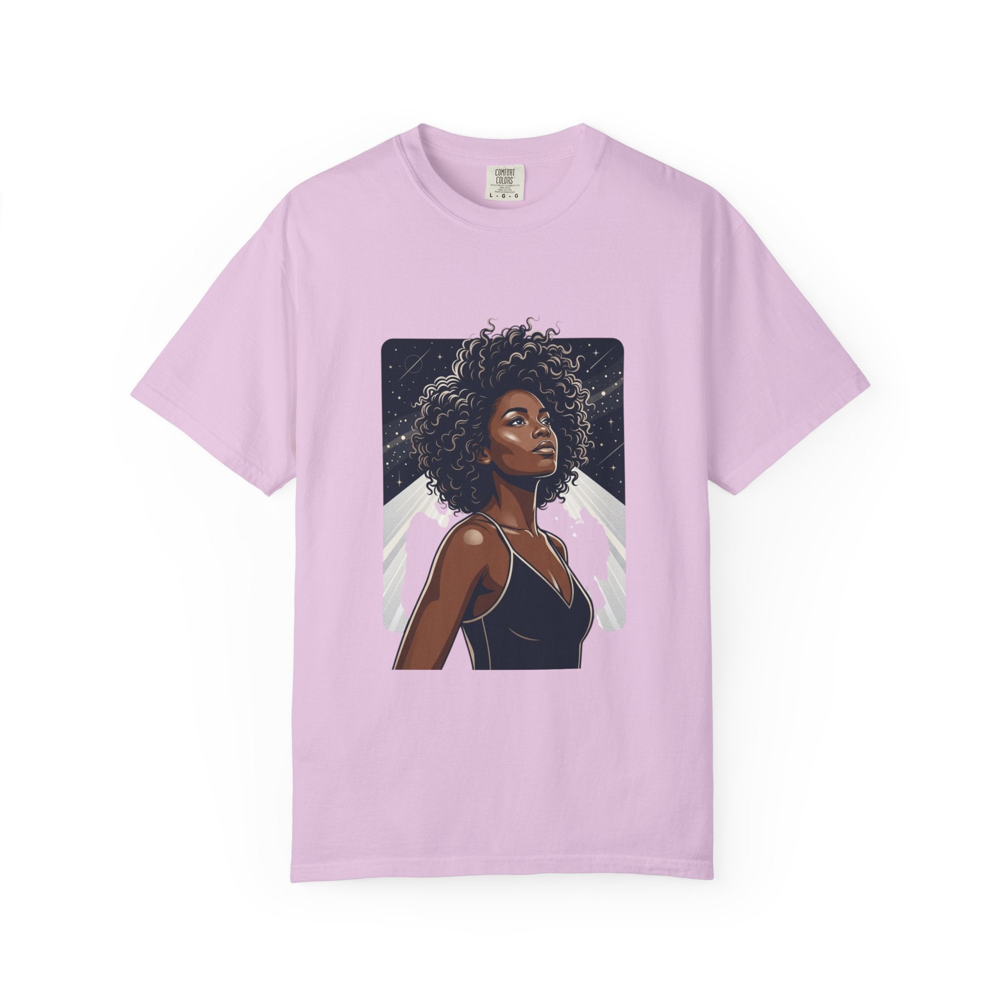 Pretty Rich Bitch The Collection by PRB T-Shirt — Afro Woman Graphic Tee by Power Runs Black