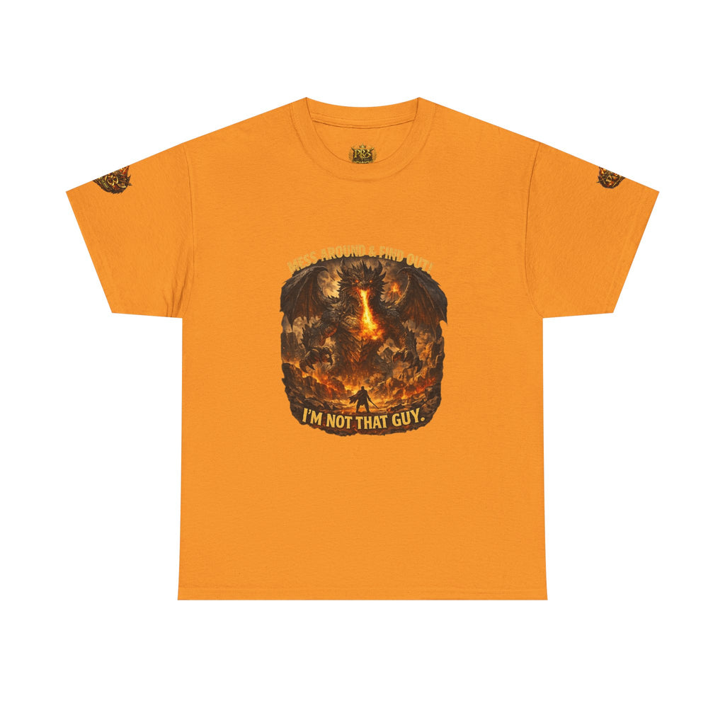 PRB Demonic Warrior Illustration Tee | "I'm Not That Guy" Graphic Shirt by Power Runs Black