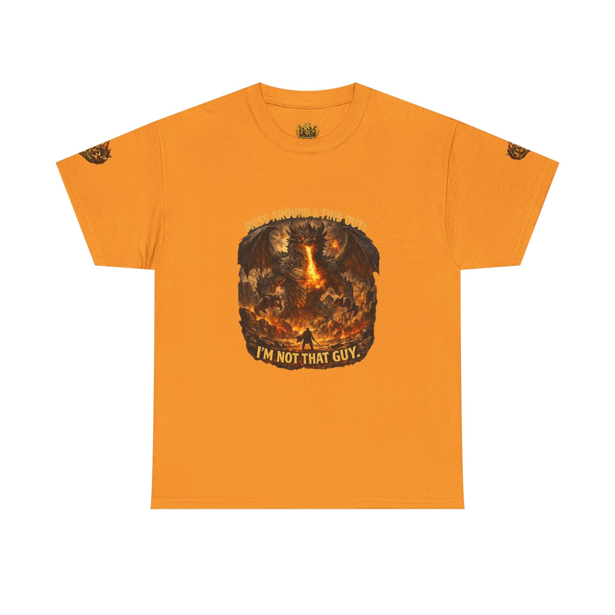 PRB Demonic Warrior Illustration Tee | "I'm Not That Guy" Graphic Shirt by Power Runs Black