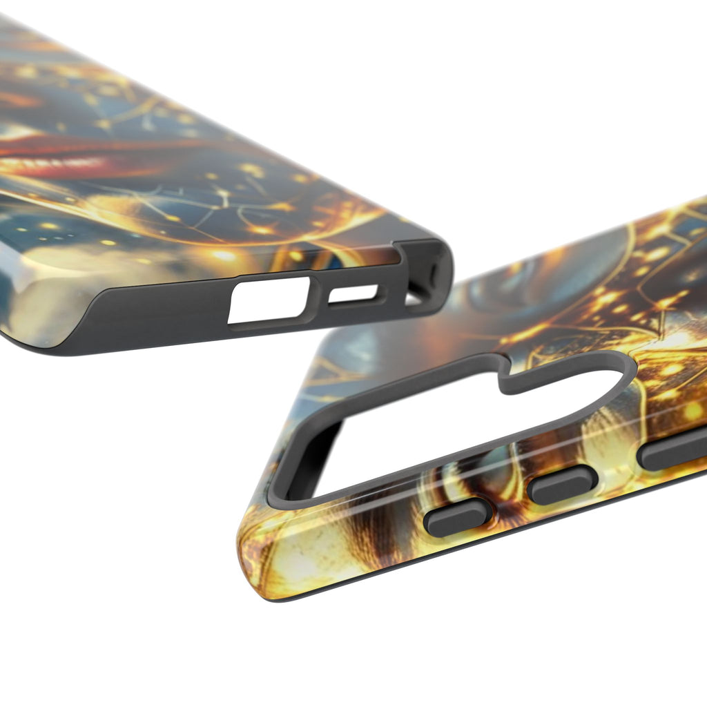 PRB Galactic Portrait Tough Case | Cosmic Face Phone Case, Starry Nebula Design by Printify
