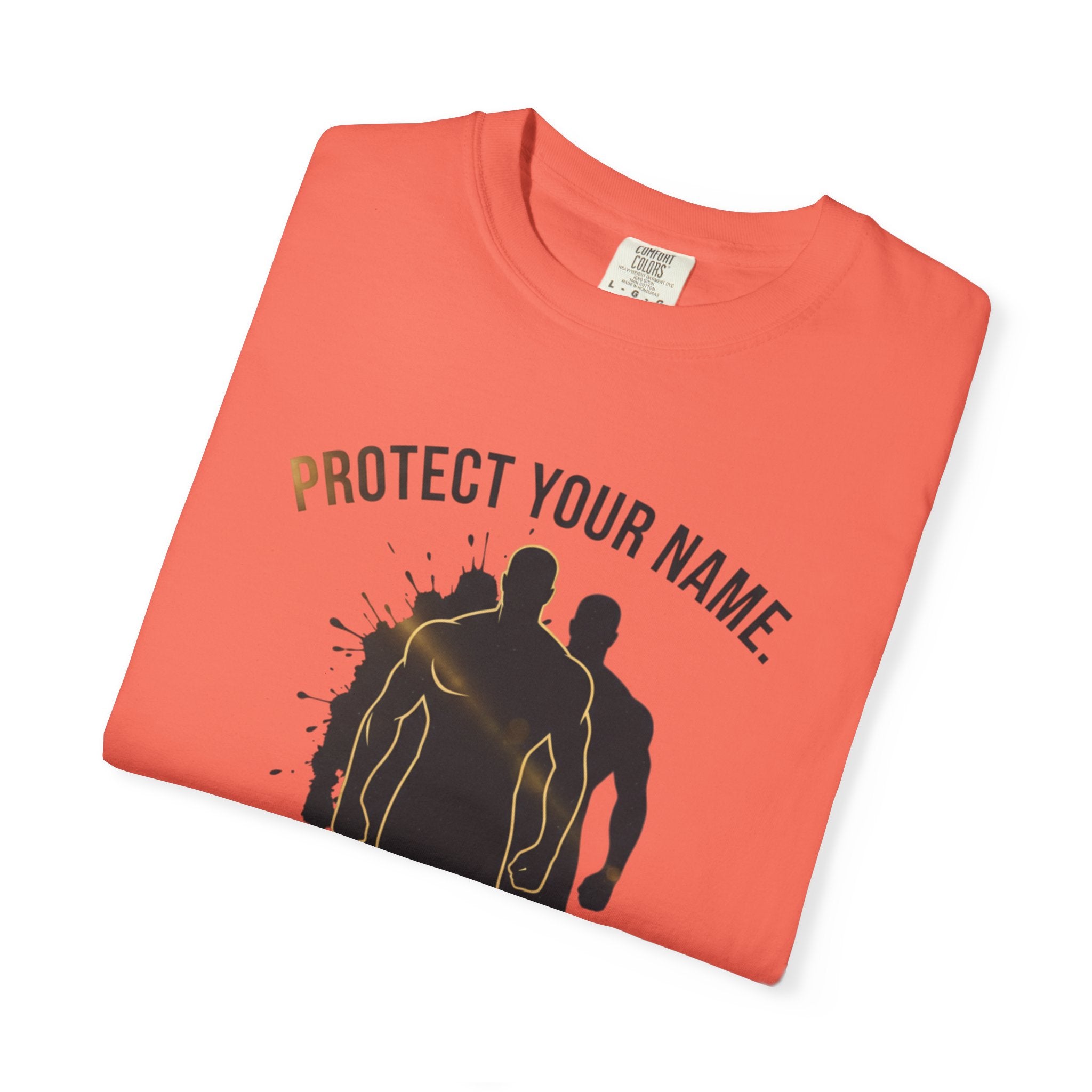 PRB Protect Your Name silhouette trio design T-Shirt | Loyalty is a Weapon graphic tee by Printify