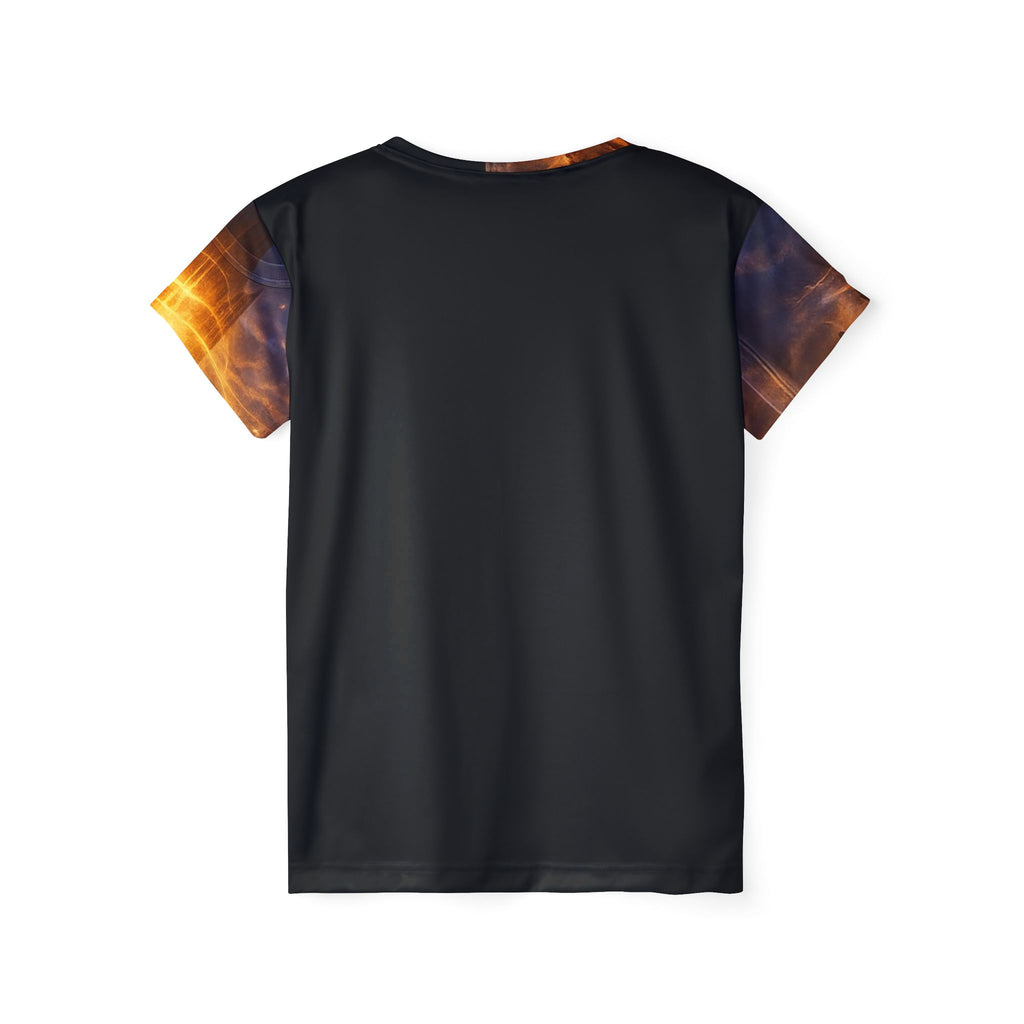 PRB Fiery Sorceress Illustration Jersey | Women's Sports Jersey by Power Runs Black