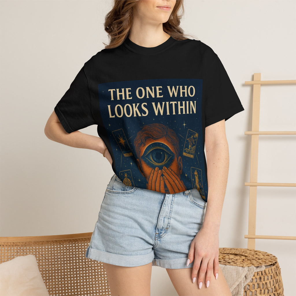 PRB Tarot Eye T-Shirt — "The One Who Looks Within" Mystical Graphic Tee by Printify