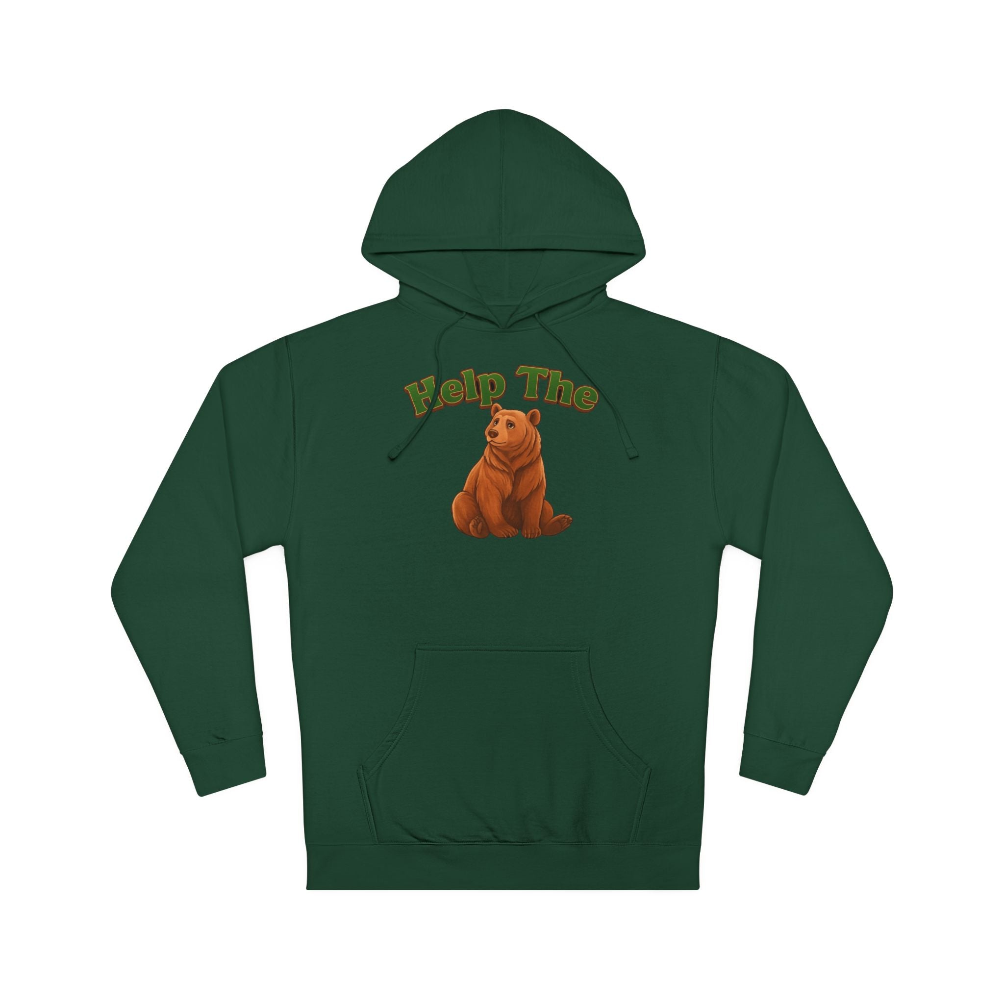 PRB "Don't Help Me Help The Bear" Graphic Hoodie by Power Runs Black