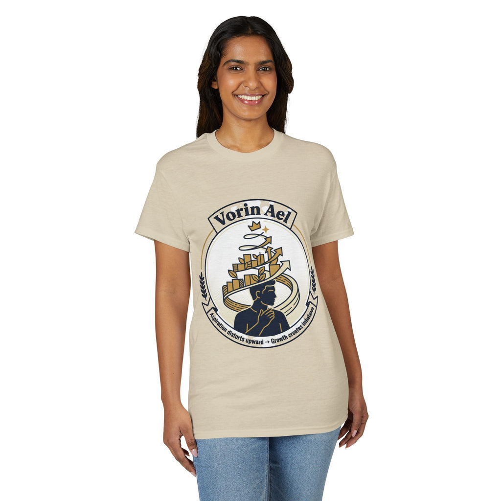 Power Runs Black PRB Vorin Ael Crest T-Shirt — Fantasy Guild Emblem Tee by Printify