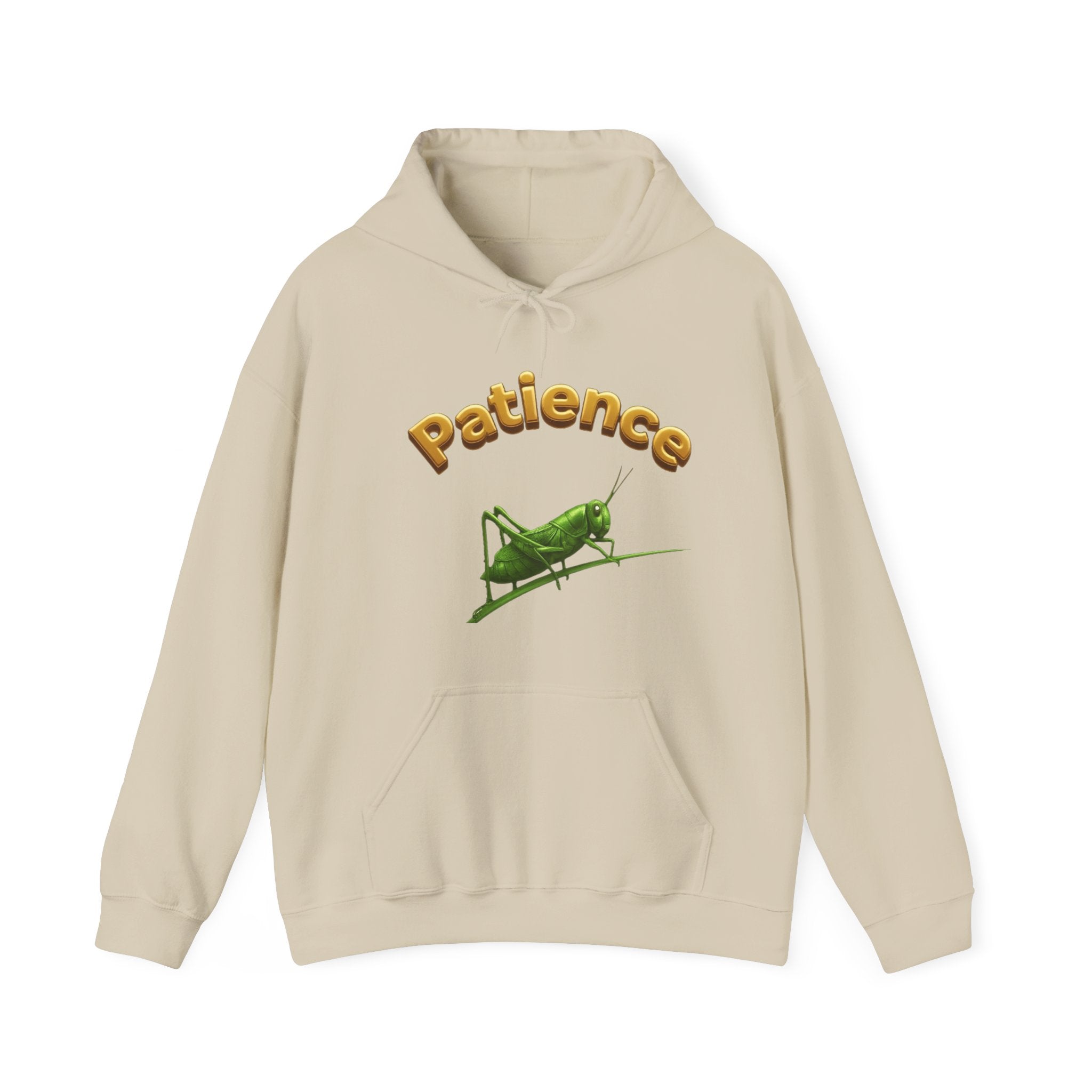 Power Runs Black PRB Patience Grasshopper Hoodie | Grasshopper Illustration, Word Art by Power Runs Black