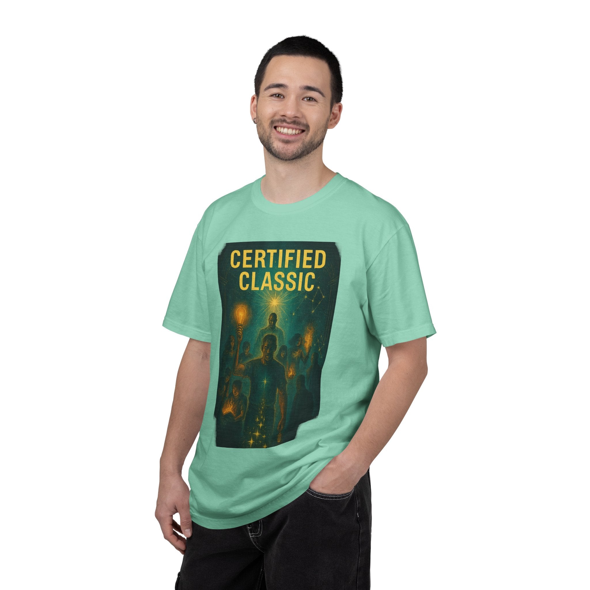 PRB Certified Classic T-Shirt — Vintage Lanterns Graphic Tee by Power Runs Black