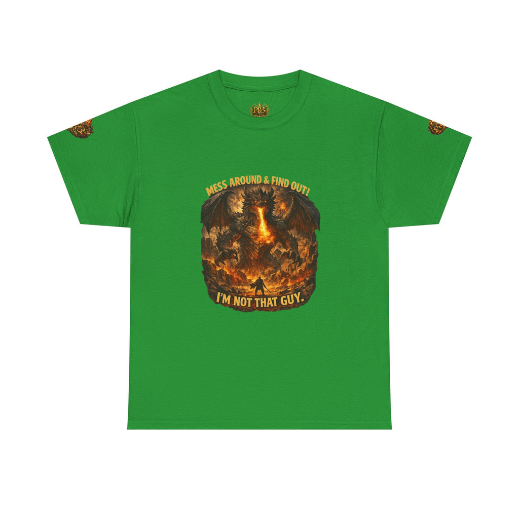 PRB Demonic Warrior Illustration Tee | "I'm Not That Guy" Graphic Shirt by Power Runs Black