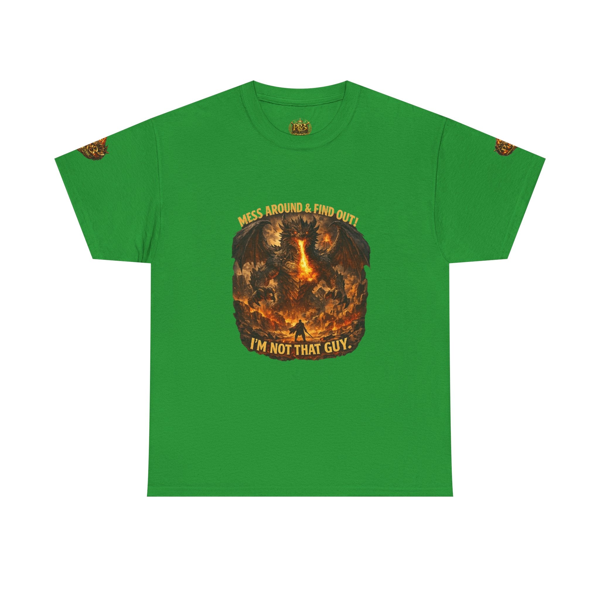PRB Demonic Warrior Illustration Tee | "I'm Not That Guy" Graphic Shirt by Power Runs Black