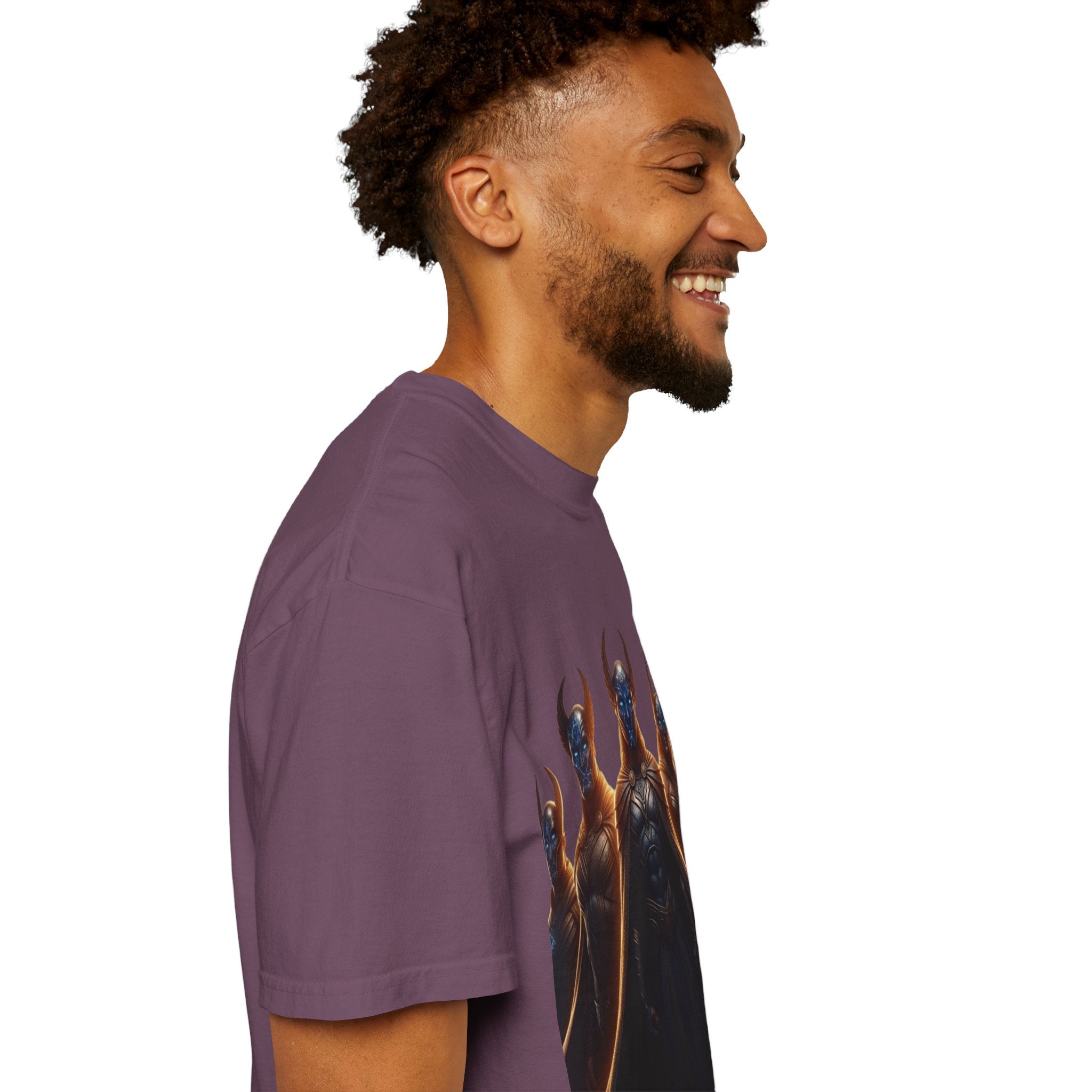 Power Runs Black PRB Dark Legion Graphic T-Shirt — Horned Warriors Fantasy Tee by Power Runs Black
