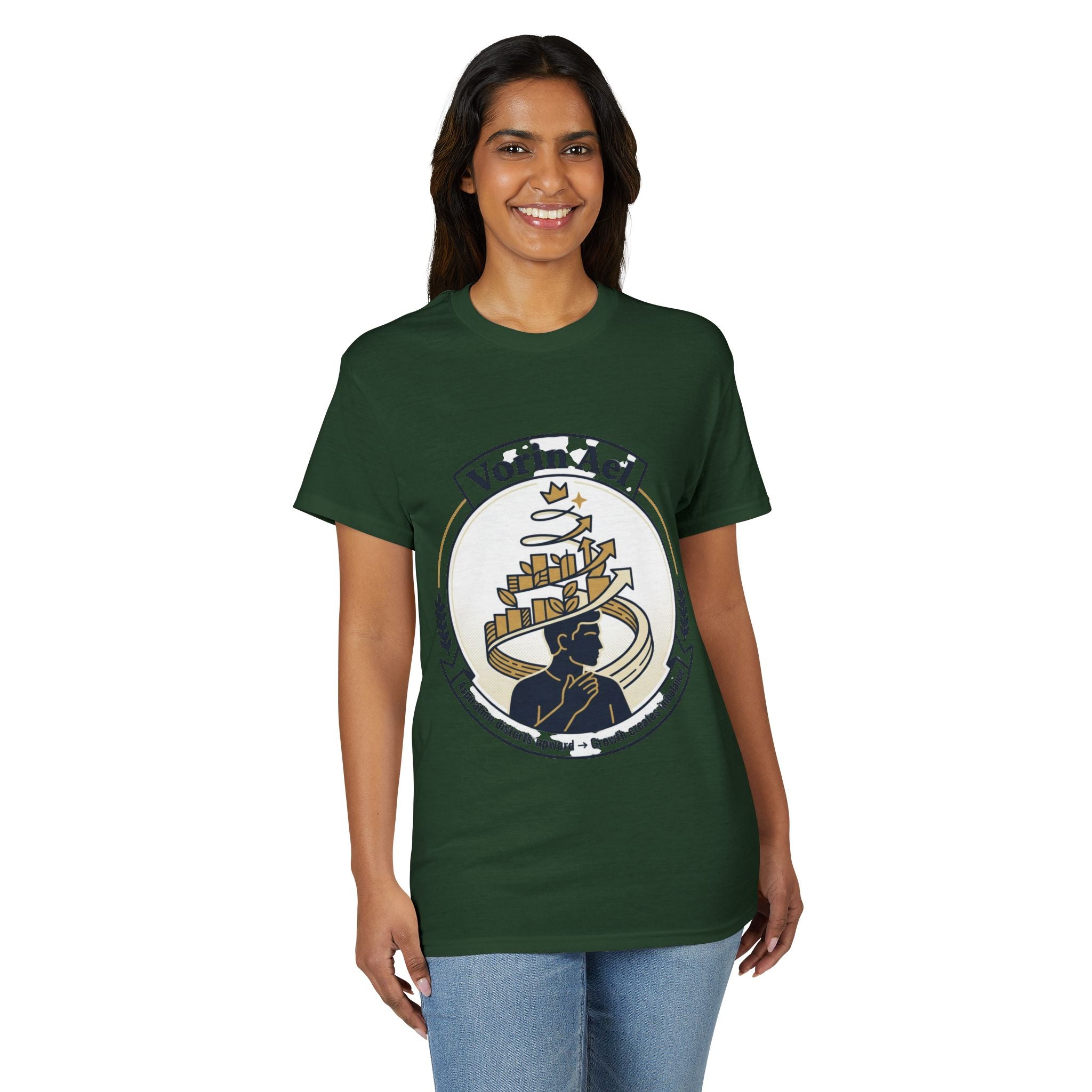 Power Runs Black PRB Vorin Ael Crest T-Shirt — Fantasy Guild Emblem Tee by Printify