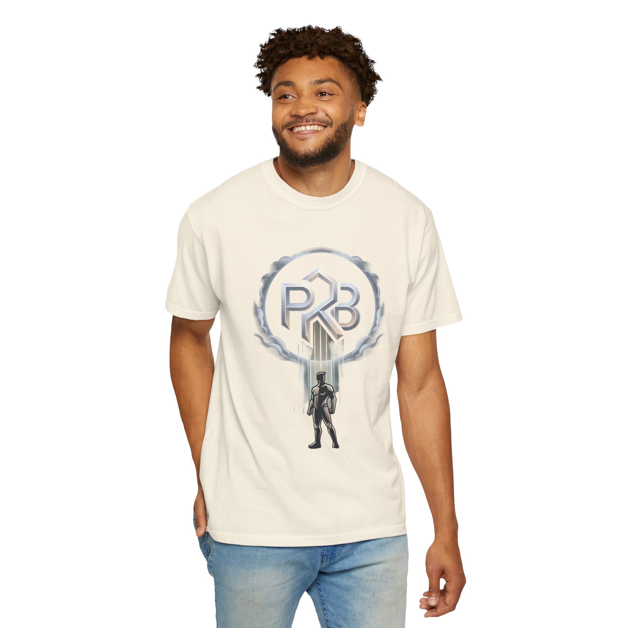 PRB Warrior Emblem Graphic Tee | Vintage Logo Shirt for Gamers & Fantasy Fans by Printify