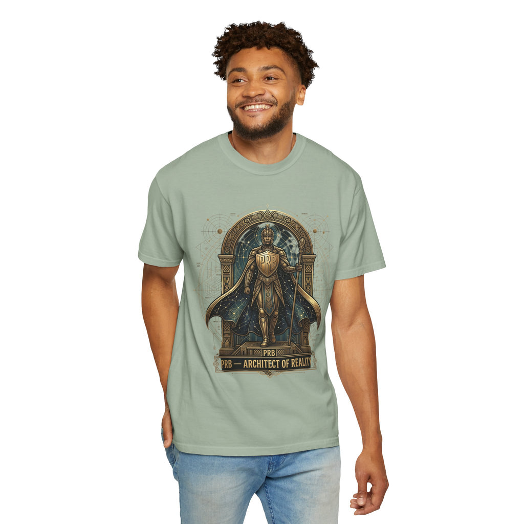 PRB Architect of Reality Graphic T-Shirt | Mythic Archer Illustration Tee by Printify