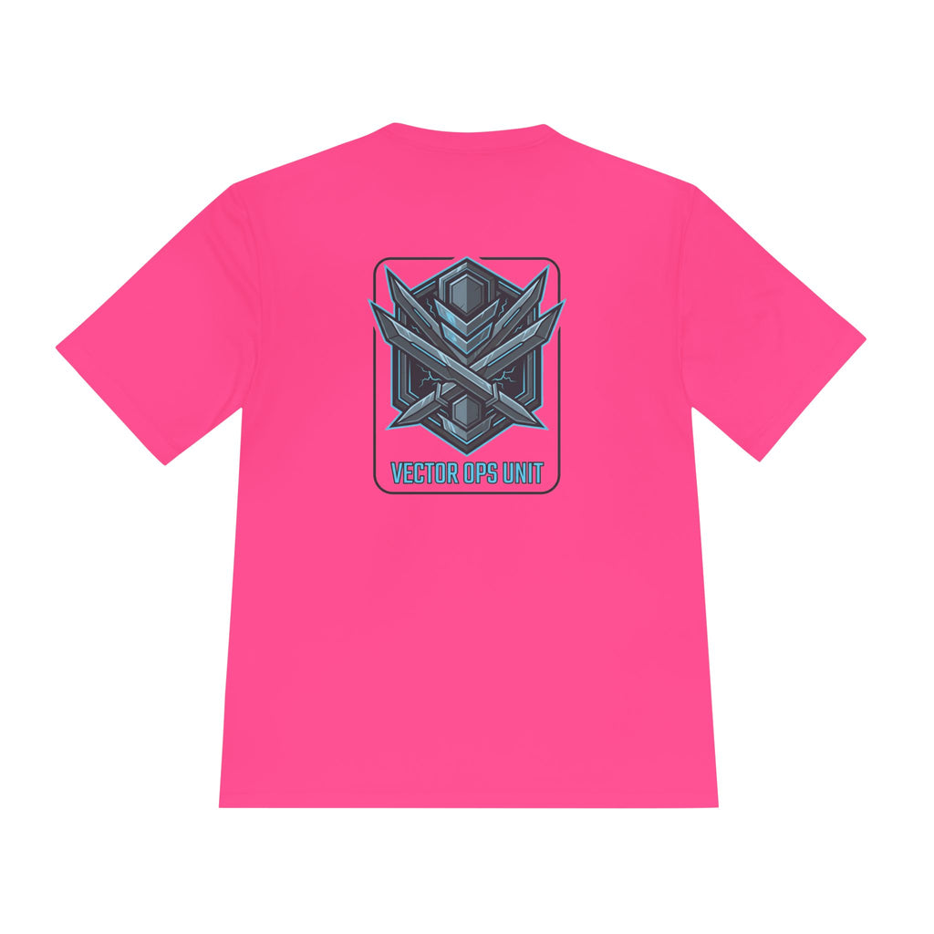 Power Runs Black PRB Blackline Vector Ops Unit Graphics Tee by Power Runs Black