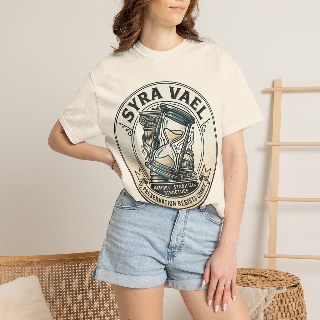 Power Runs Black PRB Syra Vael Hourglass Emblem T-Shirt by Power Runs Black
